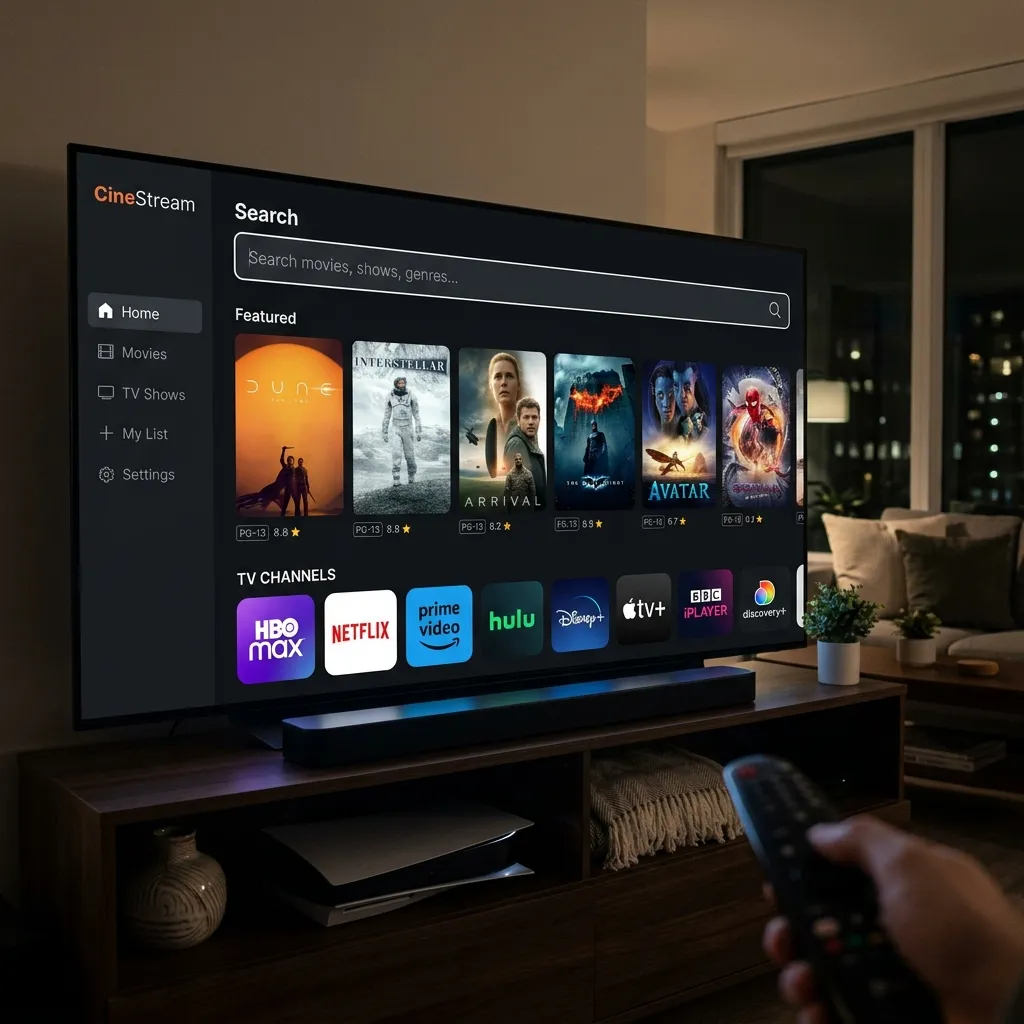 Master Search Feature IPTV Smarters